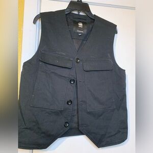 G- Star Raw black Vest size small